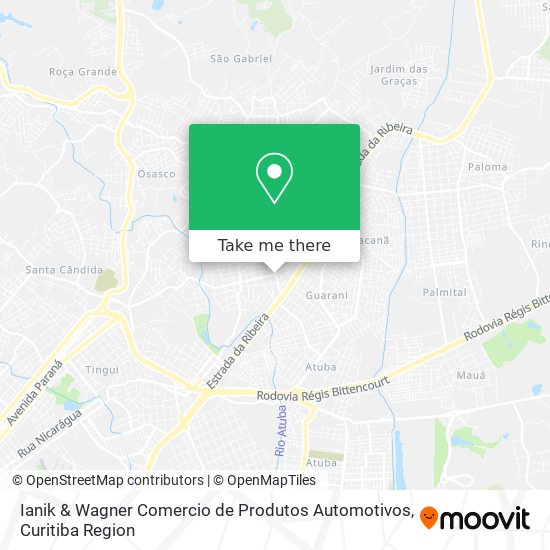 Ianik & Wagner Comercio de Produtos Automotivos map