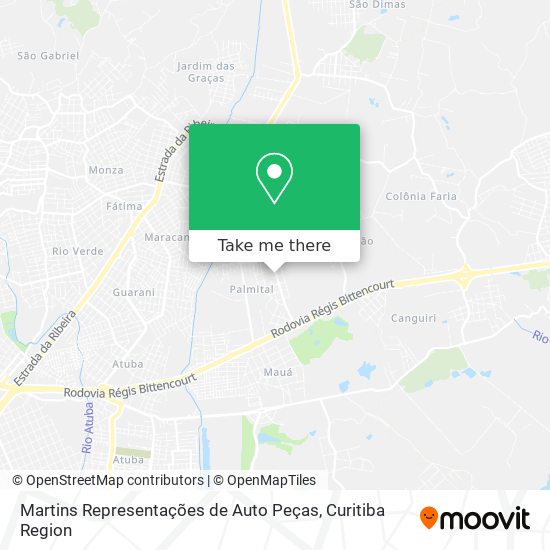 Martins Representações de Auto Peças map