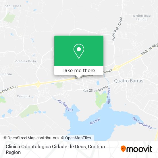Clinica Odontologica Cidade de Deus map