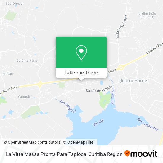 La Vitta Massa Pronta Para Tapioca map