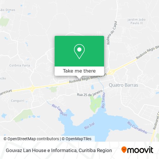 Gouvaz Lan House e Informatica map