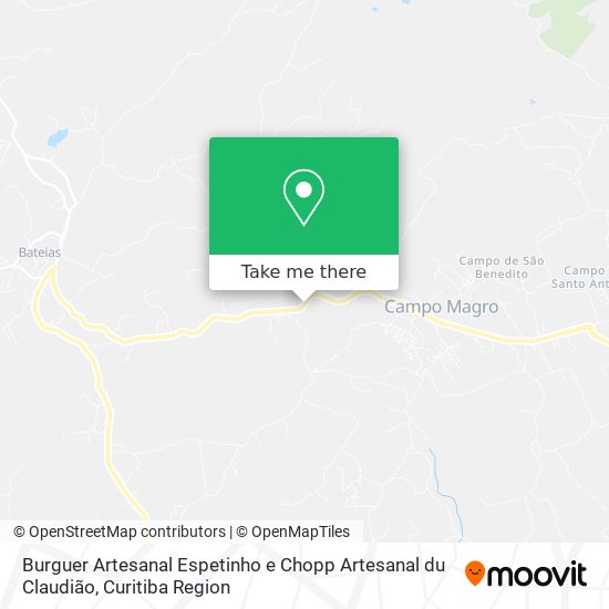 Burguer Artesanal Espetinho e Chopp Artesanal du Claudião map