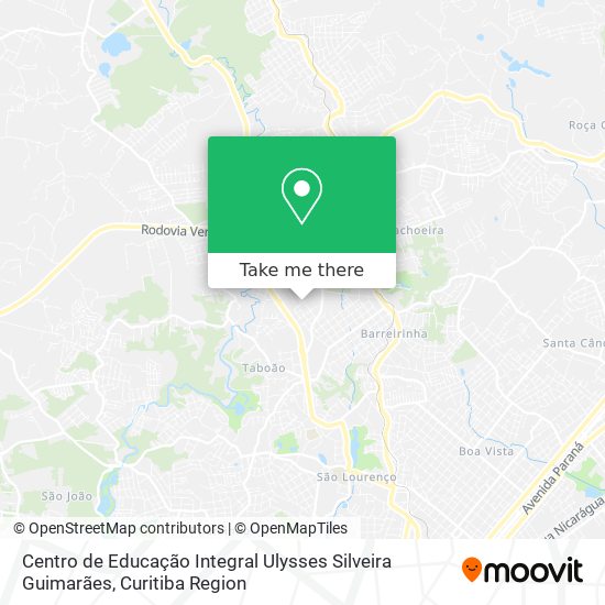 Centro de Educação Integral Ulysses Silveira Guimarães map