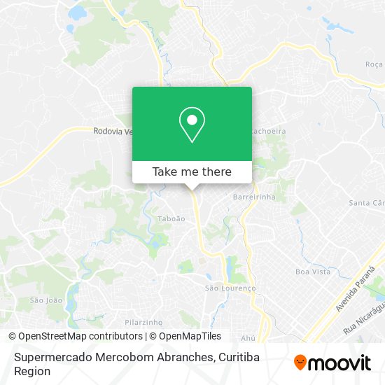 Supermercado Mercobom Abranches map