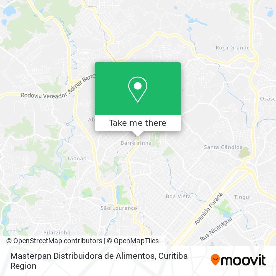 Masterpan Distribuidora de Alimentos map