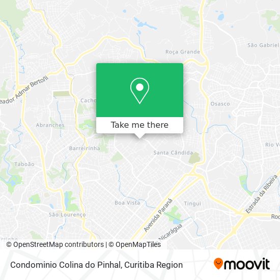 Condominio Colina do Pinhal map