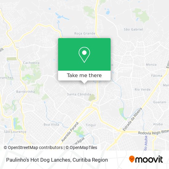Paulinho's Hot Dog Lanches map
