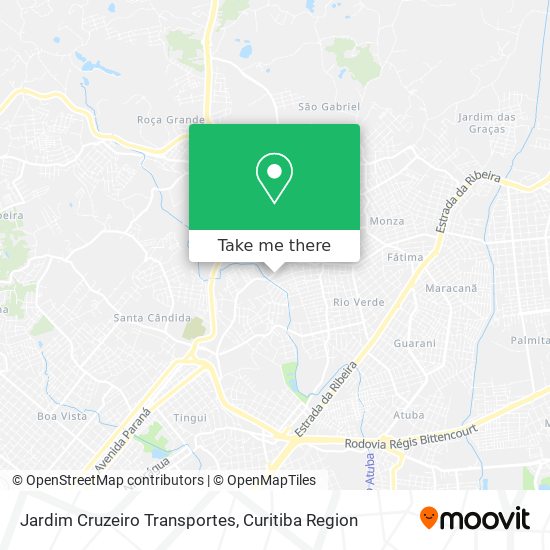 Jardim Cruzeiro Transportes map