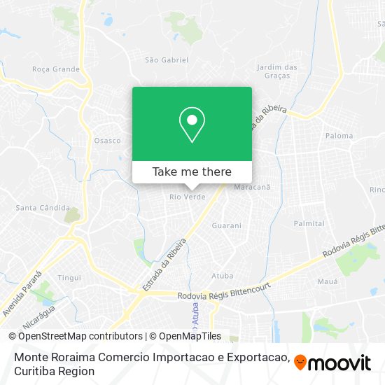 Monte Roraima Comercio Importacao e Exportacao map