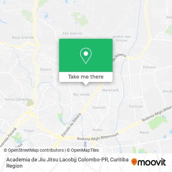 Academia de Jiu Jitsu Lacobjj Colombo-PR map