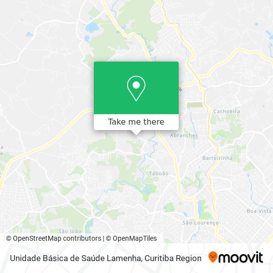 Unidade Básica de Saúde Lamenha map