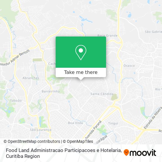 Food Land Administracao Participacoes e Hotelaria map
