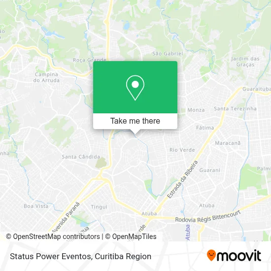 Status Power Eventos map