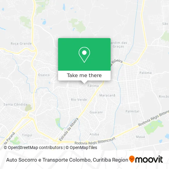 Auto Socorro e Transporte Colombo map