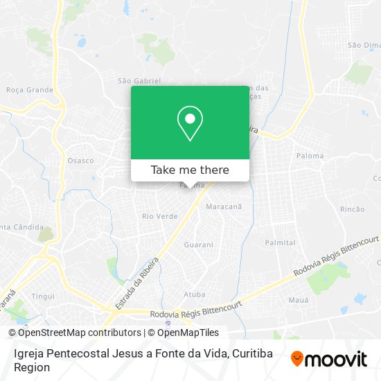 Igreja Pentecostal Jesus a Fonte da Vida map