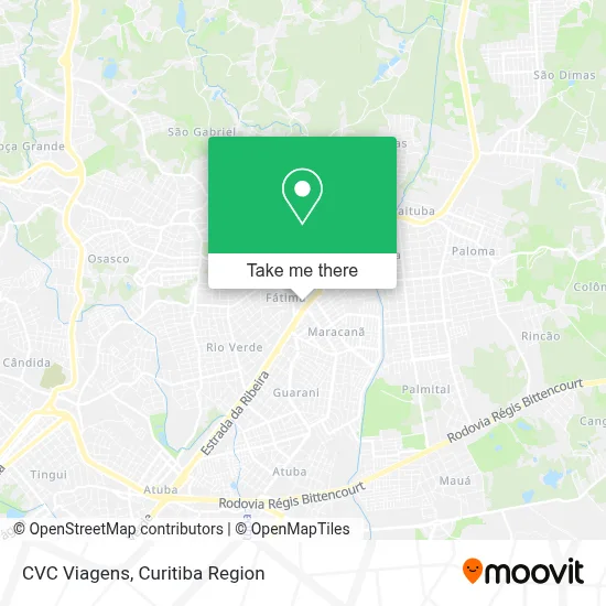 CVC Viagens map