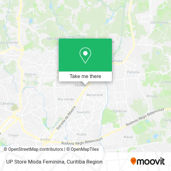 UP Store Moda Feminina map