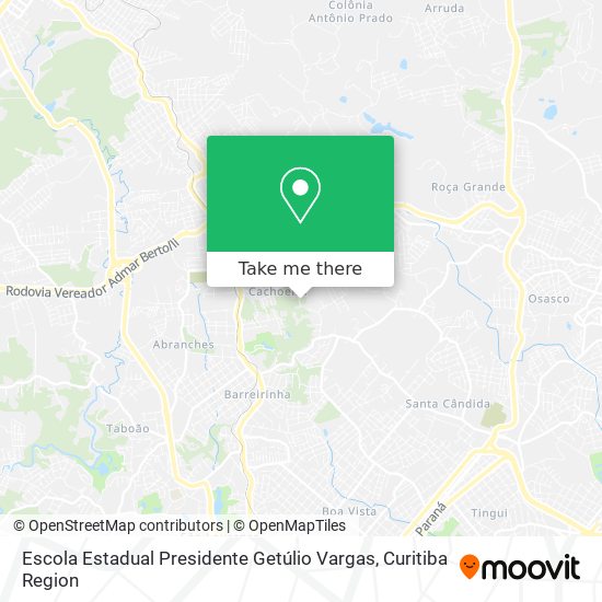 Escola Estadual Presidente Getúlio Vargas map