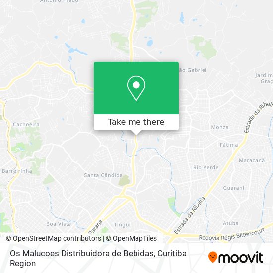 Os Malucoes Distribuidora de Bebidas map