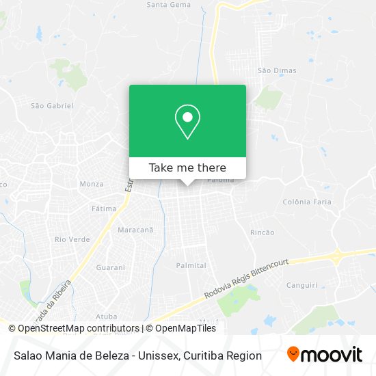 Salao Mania de Beleza - Unissex map