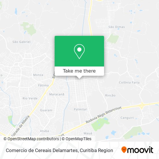 Comercio de Cereais Delamartes map