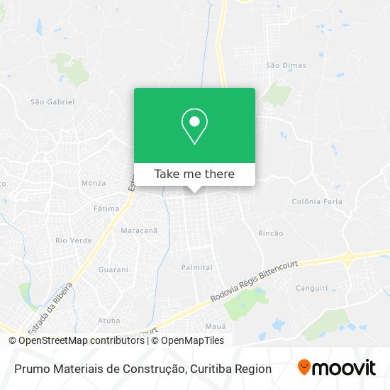 Prumo Materiais de Construção map