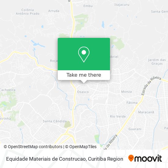 Equidade Materiais de Construcao map