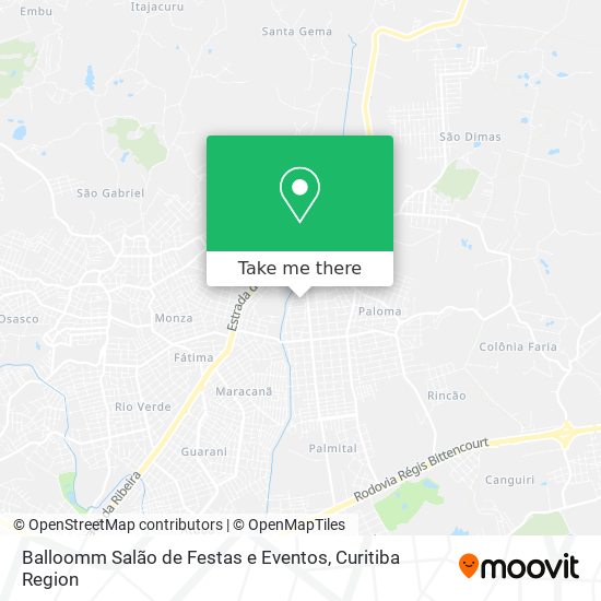Balloomm Salão de Festas e Eventos map
