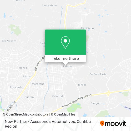 New Partner - Acessorios Automotivos map