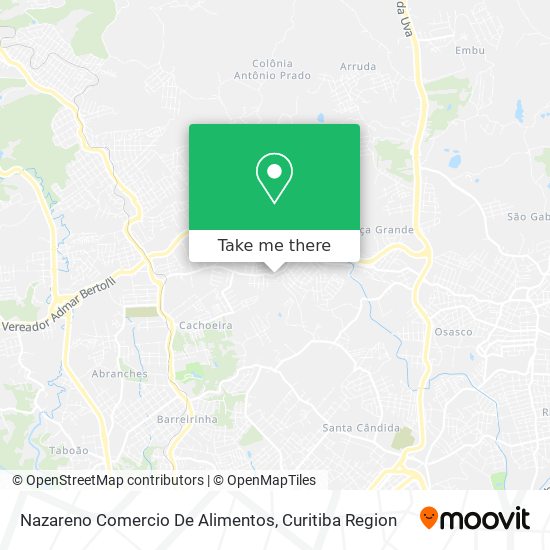 Nazareno Comercio De Alimentos map