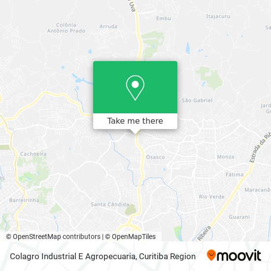 Colagro Industrial E Agropecuaria map