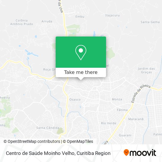 Centro de Saúde Moinho Velho map
