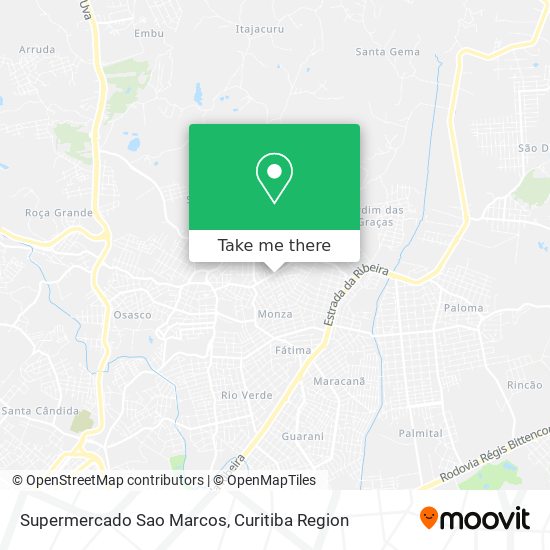 Mapa Supermercado Sao Marcos