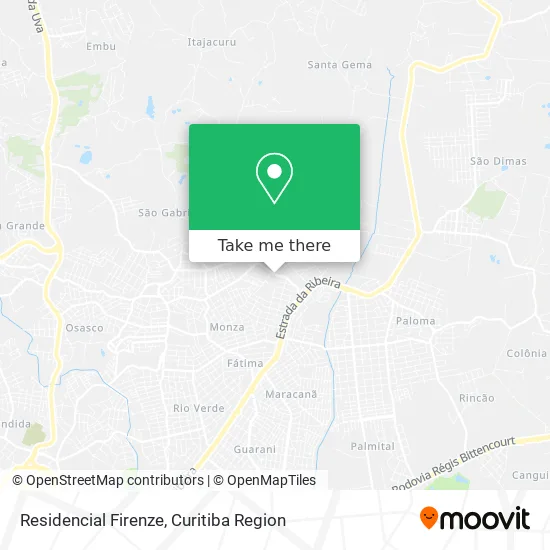 Residencial Firenze map