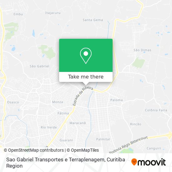 Sao Gabriel Transportes e Terraplenagem map