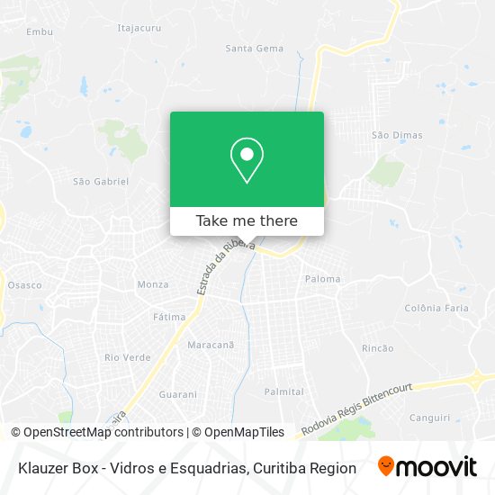 Klauzer Box - Vidros e Esquadrias map