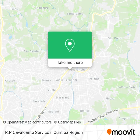 R.P Cavalcante Servicos map