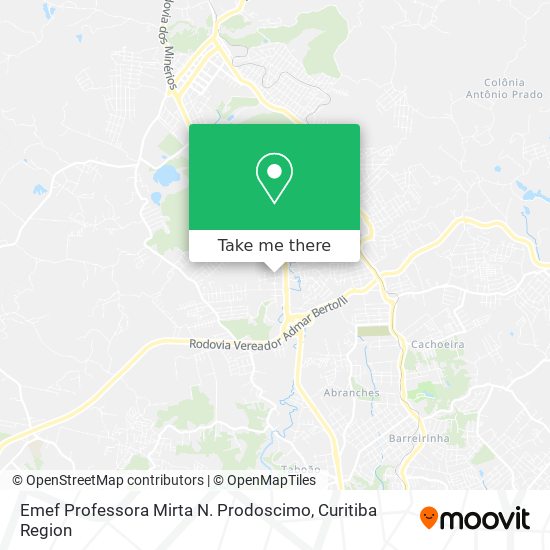 Emef Professora Mirta N. Prodoscimo map