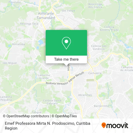 Emef Professora Mirta N. Prodoscimo map