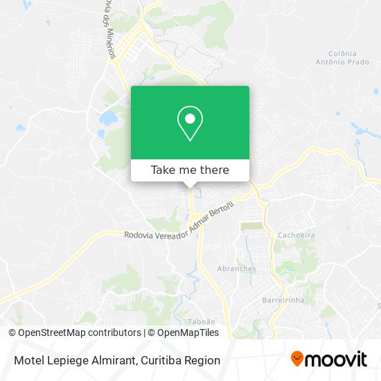 Motel Lepiege Almirant map