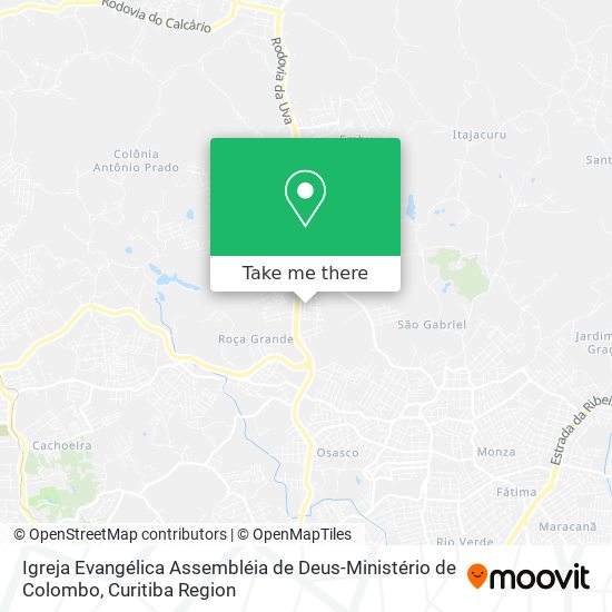Igreja Evangélica Assembléia de Deus-Ministério de Colombo map