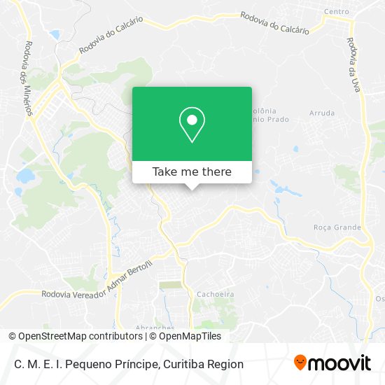 C. M. E. I. Pequeno Príncipe map
