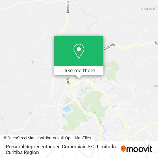 Precoral Representacoes Comerciais S / C Limitada map