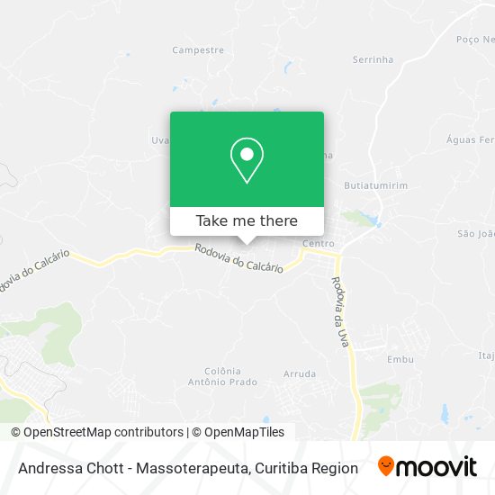 Andressa Chott - Massoterapeuta map
