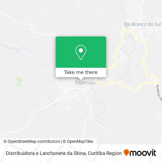 Distribuidora e Lanchonete da Skina map