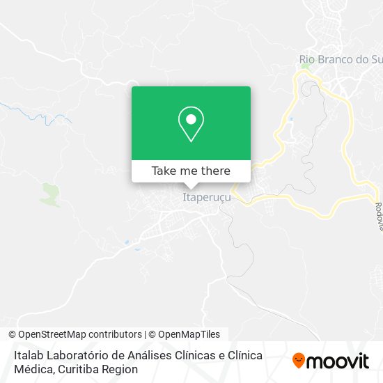 Italab Laboratório de Análises Clínicas e Clínica Médica map