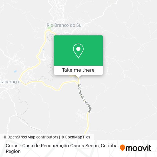 Cross - Casa de Recuperação Ossos Secos map