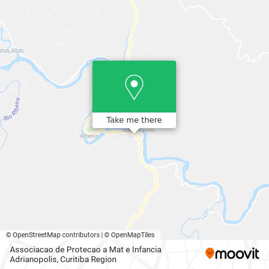 Associacao de Protecao a Mat e Infancia Adrianopolis map