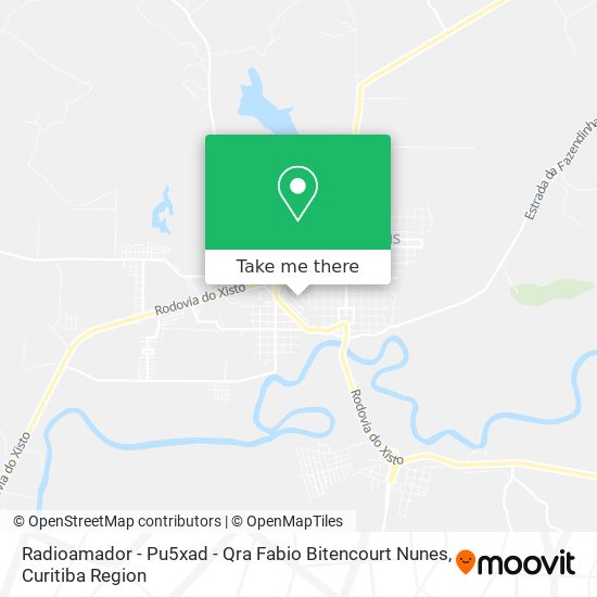 Radioamador - Pu5xad - Qra Fabio Bitencourt Nunes map