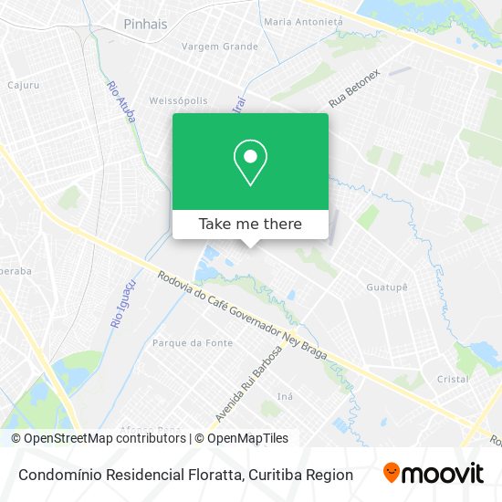 Condomínio Residencial Floratta map